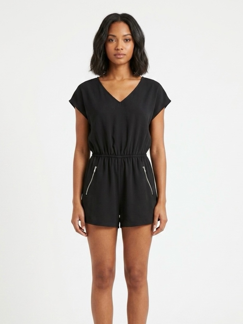 [one clothing] Classic Black Romper